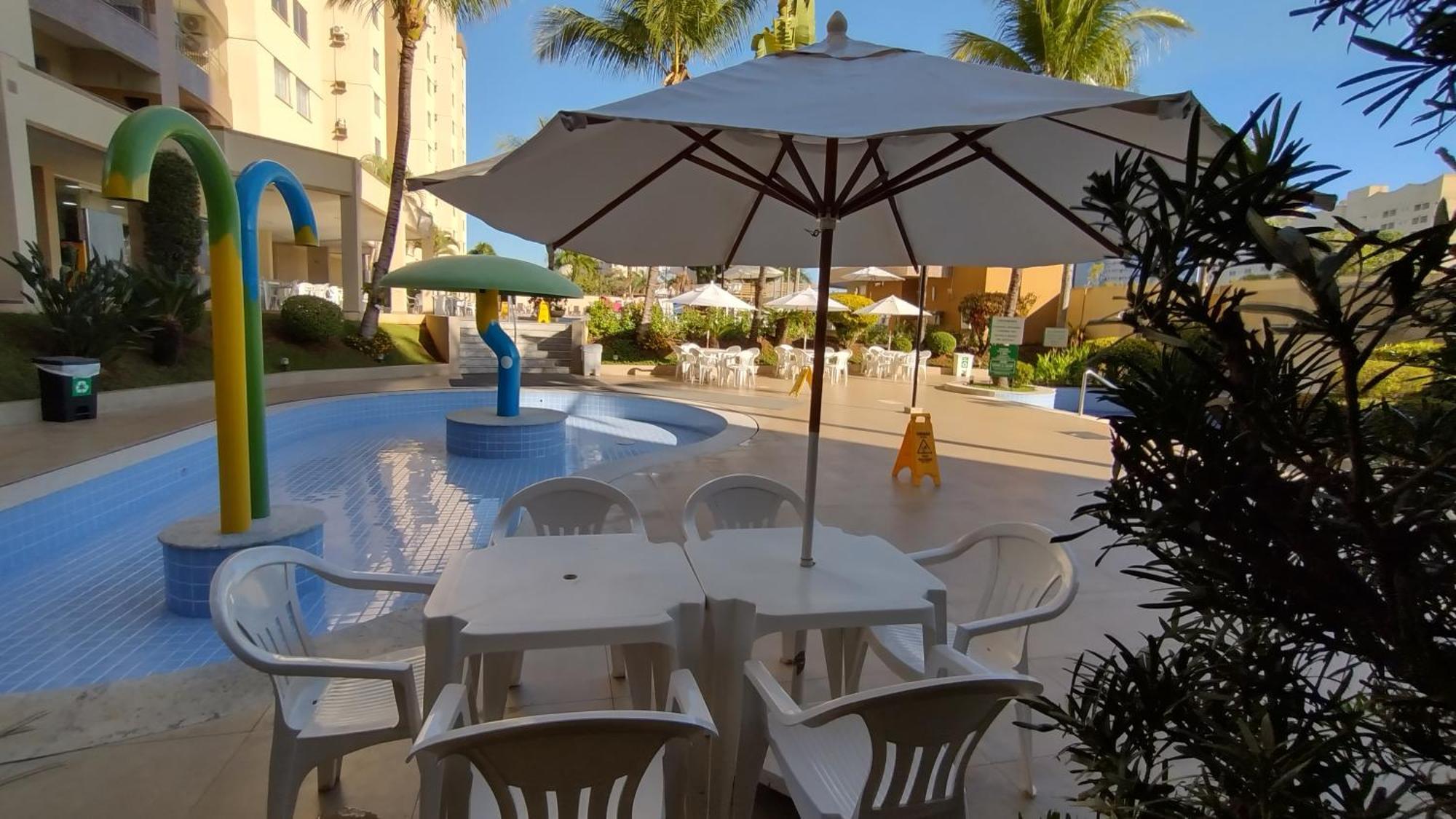 Prive Das Thermas II Caldas Novas - Achei Ferias - Com Roupa De Cama ภายนอก รูปภาพ